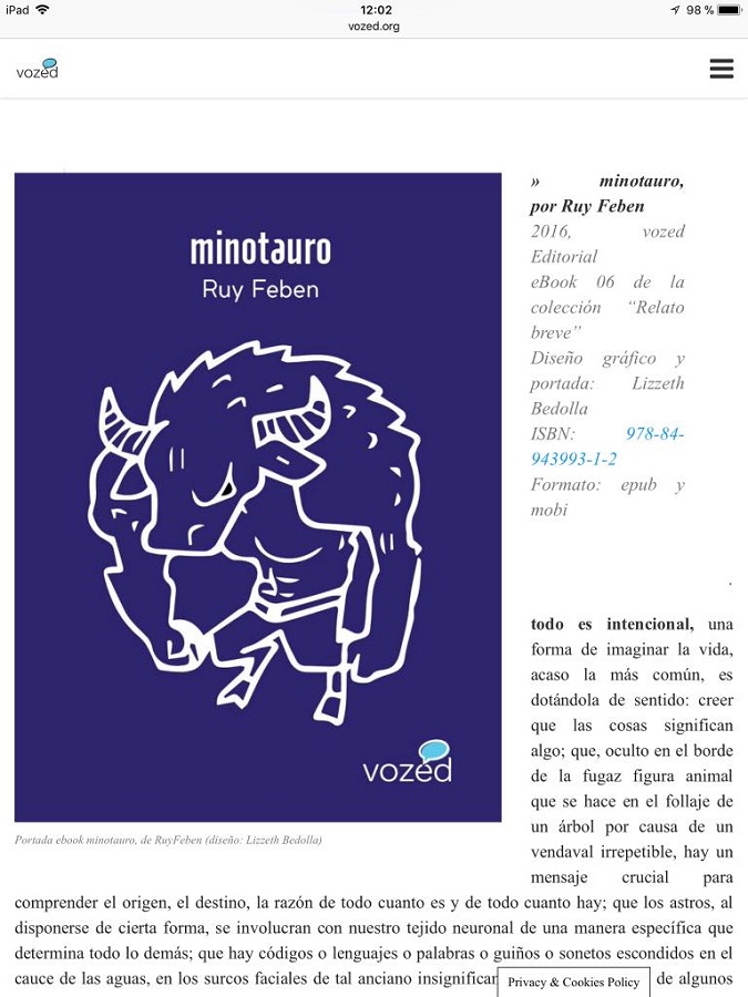 Encuentra al minotauro de Ruy Feben | reseña